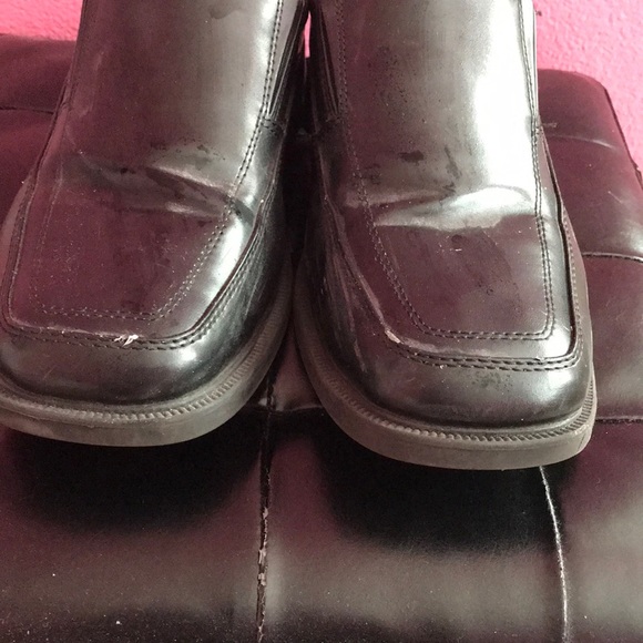 Men’s Dexter black size 9 1/2 dress shoes - Picture 4 of 8